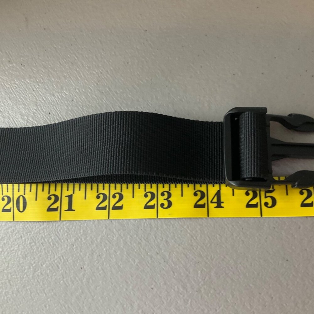 John Varvatos Fanny Pack Belt Bag Chest Travel Bag Sling Bag Gray Canvas 6.5"x11 - Picture 7 of 12
